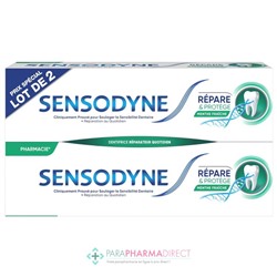 Sensodyne Répare & Protège - Menthe Fraîche - Dentifrice - LOT de 2x75 mlLot  × 2