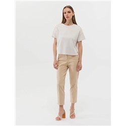 Krem Regular Fit Tişört
