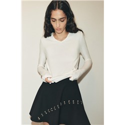 LONG SLEEVE COTTON T-SHIRT