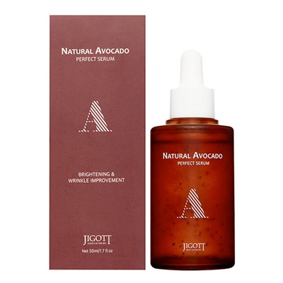 JIGOTT Natural Avocado Perfect Serum Сыворотка для лица с экстрактом авокадо 50мл
