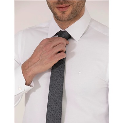 Beyaz Slim Fit Uzun Kollu Gömlek