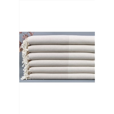 Kayra Export, Peştemal Bej Organik Pamuk Peştemal 100x180 Cm Pamuk Peştemal Gelin Partisi Peştemalsu
