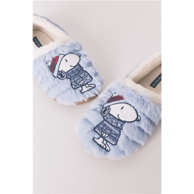 Zapatillas casa Snoopy bota baja