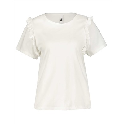 Damen T-Shirt mit Rüschen