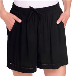 Damen Shorts in Crepp-Optik