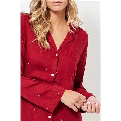 Camisa de pijama - Rojo