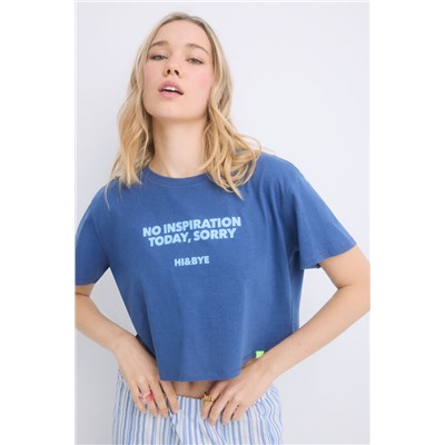 Pijama 100% algodón rayas azul