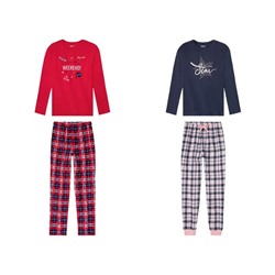 pepperts Kinder Mädchen Pyjama mit Print