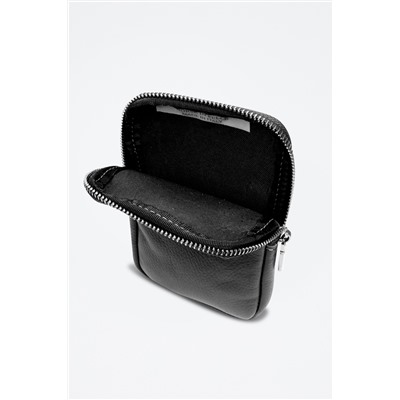 Bolso de mano de piel Albaredo Negro