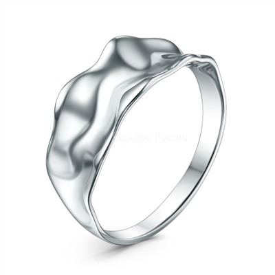 Кольцо из серебра родированное К-7568р