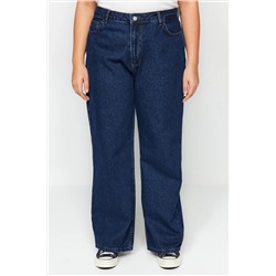 Indigo Yüksek Bel Geniş Paça Büyük Beden Wide Leg Jeans TBBAW23CJ00020