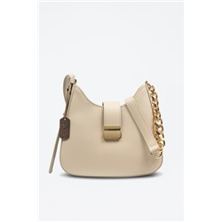 Bandolera de piel Arbus Beige