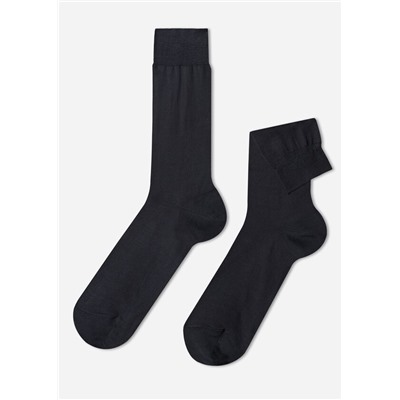 Kurze Herrensocken mit Fil d‘Ecosse