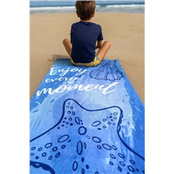 DOFİ, Yetişkin Unisex 70x140cm Yaz Desenli Plaj Havlusu - Banyo Havlusu - Deniz Havlusu