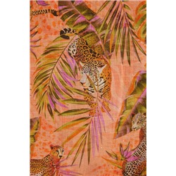 Falda de volantes tropical