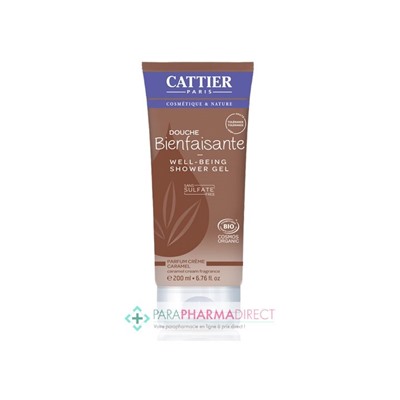 Cattier Douche Bienfaisante Parfum Crème Caramel BIO 200ml