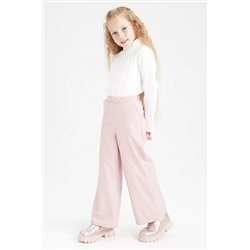 Defacto Kız Çocuk Wide Leg Suni Deri Pantolon Y8796A622WN
