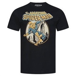 SPIDERMAN MARVEL City Slinger Herren T-Shirt FBMTS791BLK