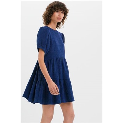 Vestido corto textura