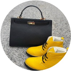 Ab.Zapatos 4619/2 AMARILLO+Ab.Zapatos PELLE Birkin/2 (720) АКЦИЯ