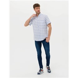 Mavi Regular Fit Kısa Kollu Gömlek
