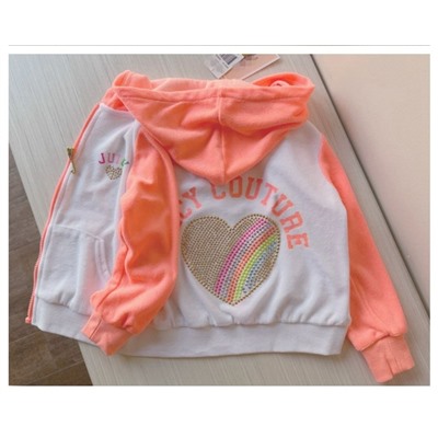 Нежный детский костюм из хлопкового велюра  💖 Juic*y Coutur*e