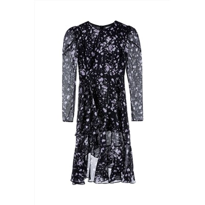 Vestido recto Negro