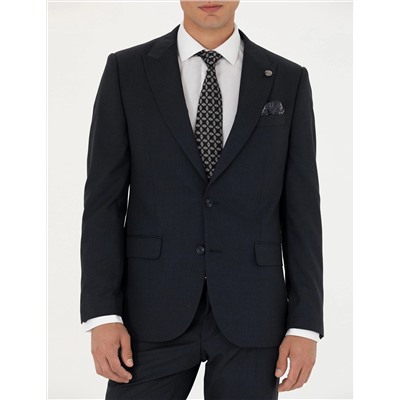 Lacivert Slim Fit Takım Elbise