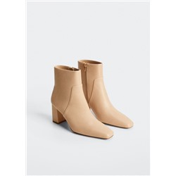 Botín tacón punta -  Mujer | MANGO OUTLET Melilla