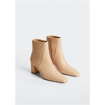 Botín tacón punta -  Mujer | MANGO OUTLET Melilla