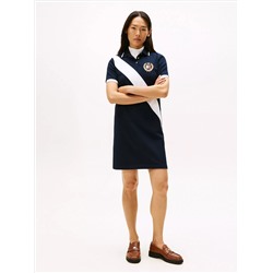 Banner Stripe Polo Dress