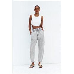 Z1975 HIGH-WAIST BAGGY PAPERBAG JEANS