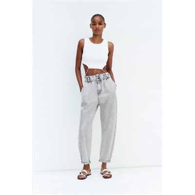 Z1975 HIGH-WAIST BAGGY PAPERBAG JEANS