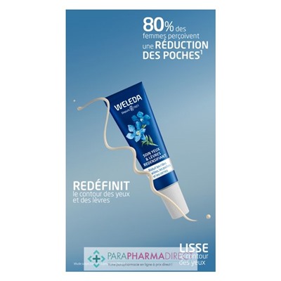 Weleda Soin Yeux & Lèvres Redensifiant Gentiane Bleue et Edelweiss BIO 10ml