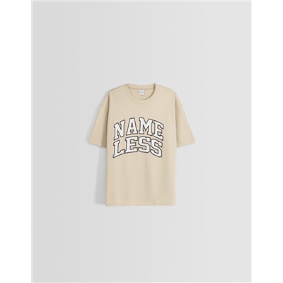 Print boxy fit short sleeve T-shirt