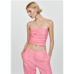 Top bandeau lino