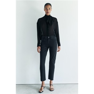 ZW COLLECTION RELAXED SLIM FIT MID-RISE JEANS