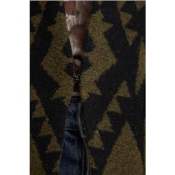 Blazer slim lana estampado