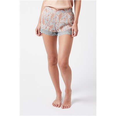 Short Ichai Azul verdoso