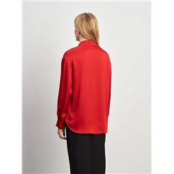 Рубашка однотонная, B3063/cherry
