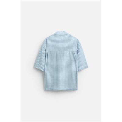 CAMISA DENIM CUADROS