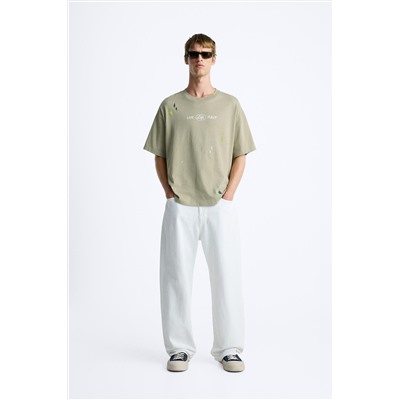CAMISETA SALPICADURA TEXTOS
