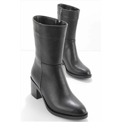 Bambi Siyah Kadın Bot & Bootie K02826011109