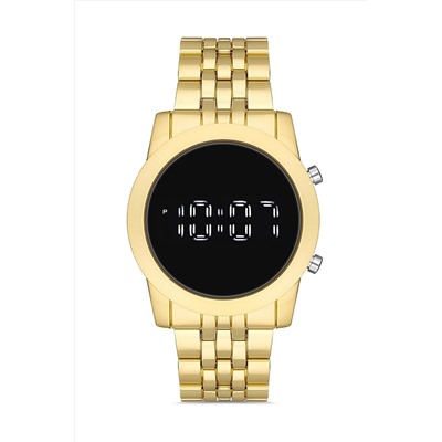 Aqua Di Polo 1987 Erkek Altın Metal Dijital Led Kol Saati Apwg028703 APWG0287