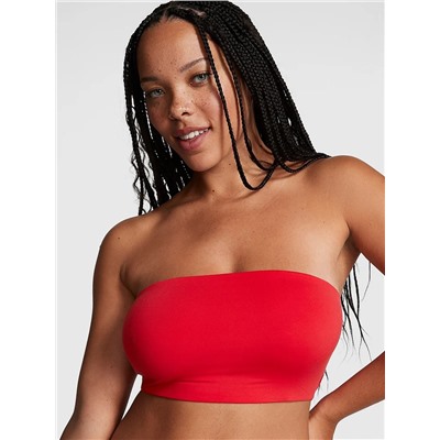 PINK BRALETTES & BRA TOPS BASE STRETCH BANDEAU BRA