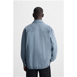 SOBRECAMISA EFECTO ENCERADO