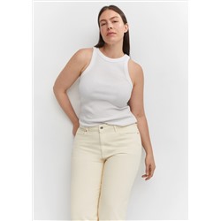 Jeans rectos crop