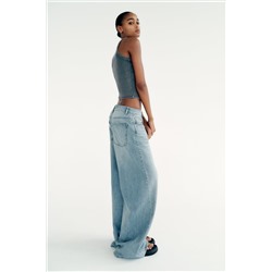 TRF WIDE-LEG SLOUCHY MID-RISE JEANS