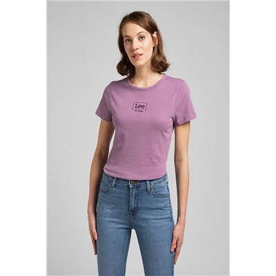 Lee Kadın Slim Fit Dar Kesim %100 Pamuk Bisiklet Yaka Tişört L44WYG