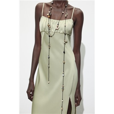 SATIN SLIP DRESS